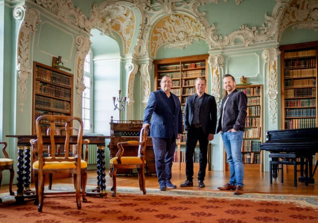 Rolduc Kerkrade – Michel Leinders Rogier Lony Ivo Felder in Rococo Bibliotheek – 6947